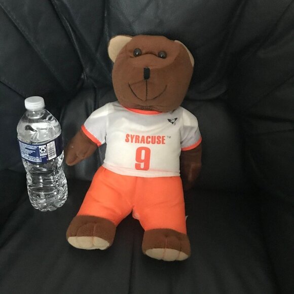 Syracuse Football Uniform Brown Bear Plush Toy